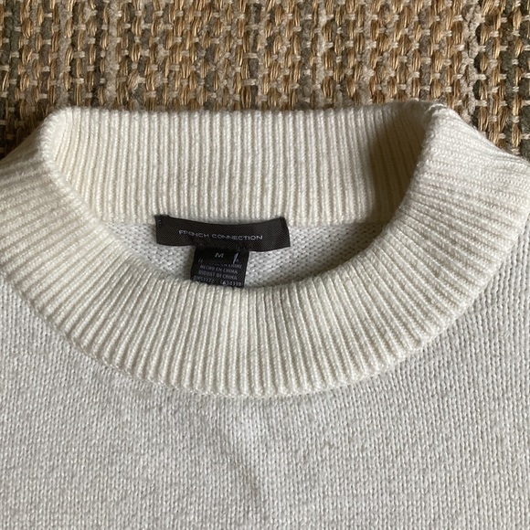 French Connection Puff Sleeve Sweater Medium - Picture 2 of 5
